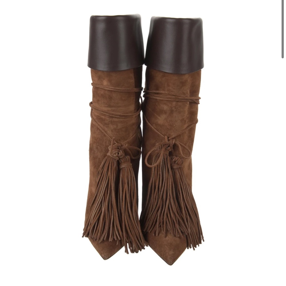 Saint Laurent Fringe Boots